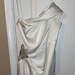 Off white colored dress